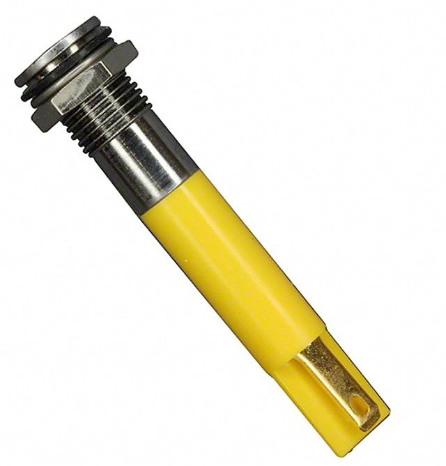 Q8F1CXXY110E by APEM Inc. - INDICATOR 110V 8MM FLUSH YELLOW
