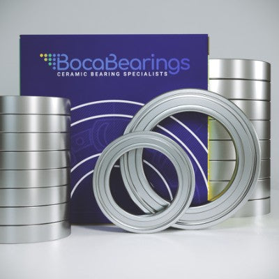 Boca Bearings ceramic bearings with a branded box on a white background