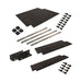 RMCS190313BK1 by Hammond Manufacturing - RACK ALUM 13X17X3.5 BLK