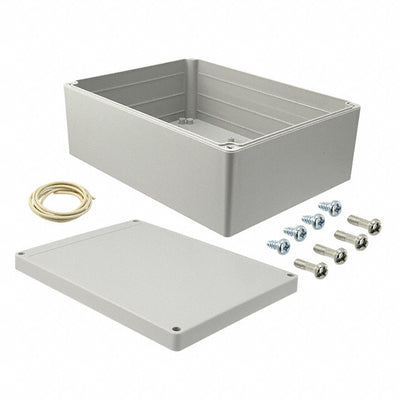 RP1465 by Hammond Manufacturing - BOX ABS GRAY 8.661""L X 6.495""W