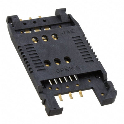 SF7W006S1BE1000 by JAE Electronics - CONNECTOR SIM CARD HINGED TYPE R/A