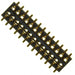 SFM315-LPGE-D13-SP-BK by Sullins Connector Solutions - CONNECTOR HDR 26POS 0.039 GOLD SMD