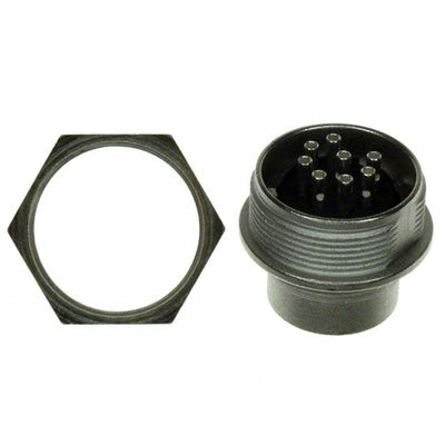 T3506009U by Amphenol Tuchel Industrial - CONNECTOR RECPT MALE 8P SILV SLDR CUP