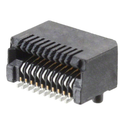 UE75-A20-3000T by Amphenol ICC (Commercial Products) - CONNECTOR SFP RCPT 20POS SLD R/A SMD
