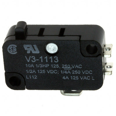 V3-1113 by Honeywell Sensing and Productivity Solutions - SNAP ACT ION SWITCHION SPDT 10A 125V