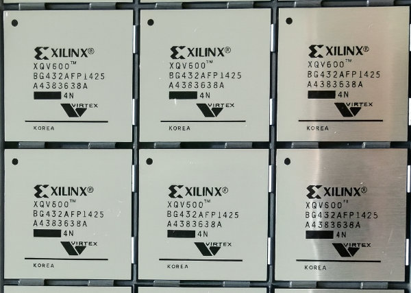 XQV600-4BG432 by Xilinx is a Radiation-Tolerant FPGA, 600K System Gates, 3.3V, 432-Ball Grid Array (BGA), Military-Grade